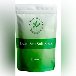 DEAD SEA SALT SOAK 16 oz JOJOBA OIL ESSENTIAL OIL FOR FRAGRANCE